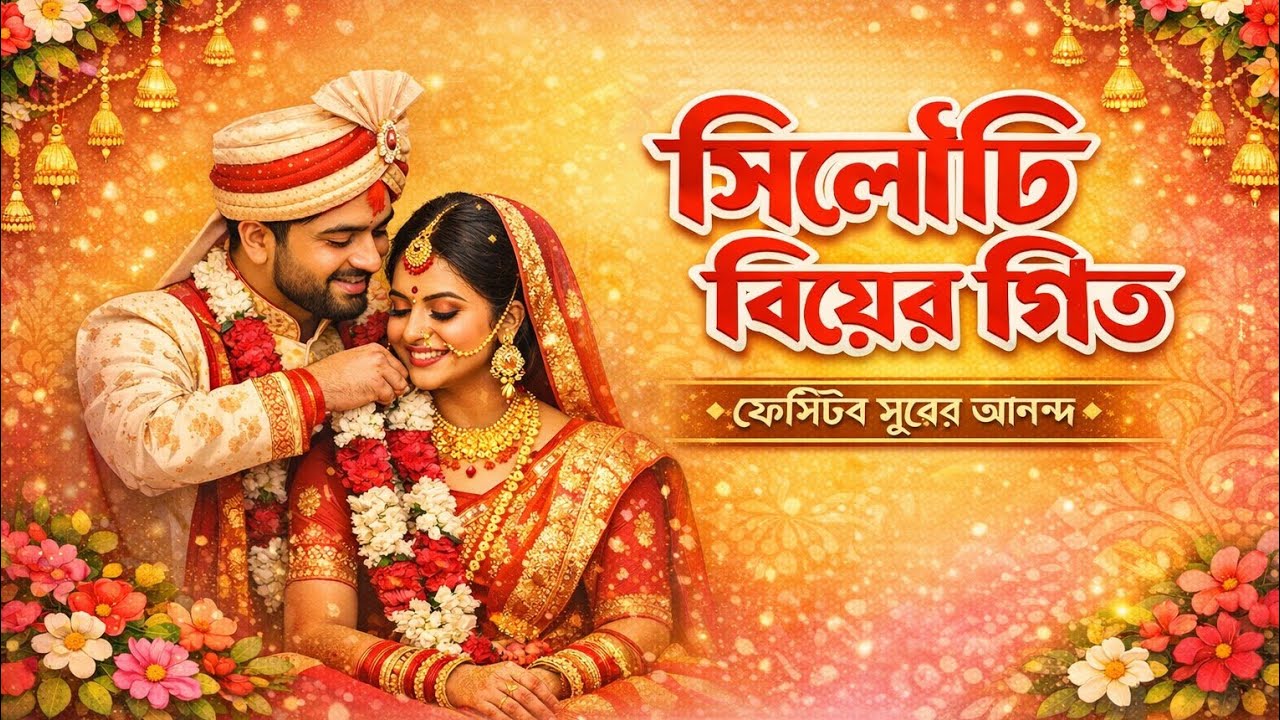 নতুন বিয়ের গীত সিলেটি আঞ্চলিক ভাষায় গায়ে হলুদের গান Sylheti Wedding  Dhamaal Songs Folk Music  