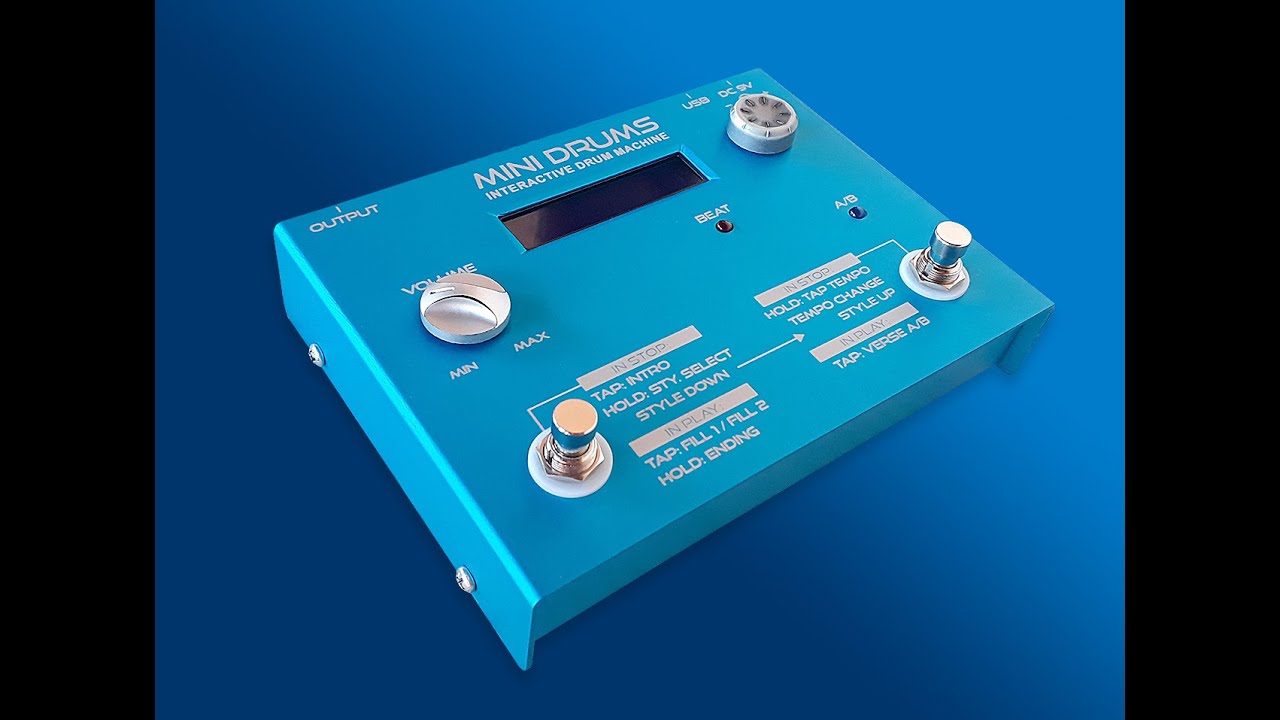 MINI DRUMS - Pedal de Ritmos - Introdução