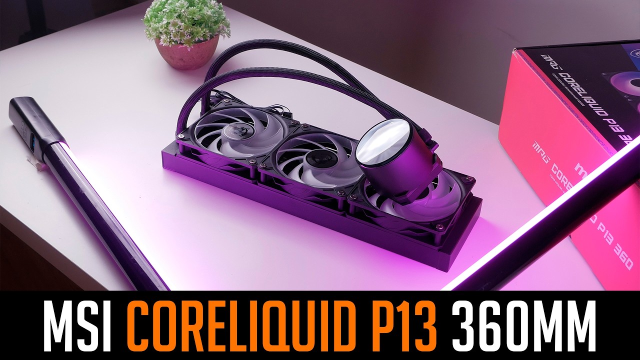 💦Обзор MSI MPG CoreLiquid P13 360 | Температуры и шум на R7 7800X3D