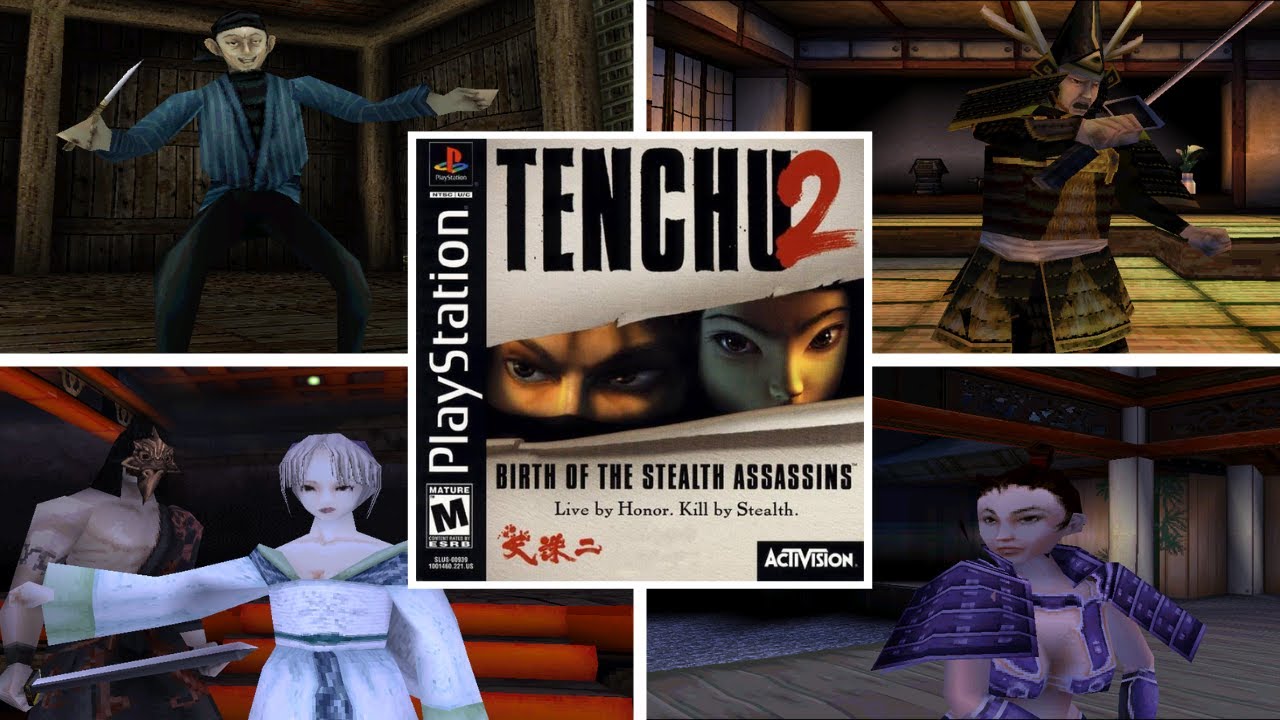 TENCHU 2: [Геймплей] Все боссы — Рикимару [Без урона]