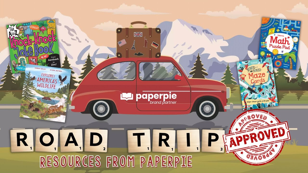 Road Trip Approved Books from PaperPie