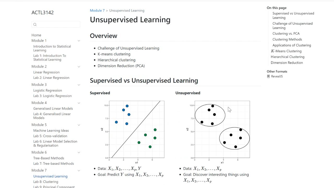 Interactive web slides using Quarto