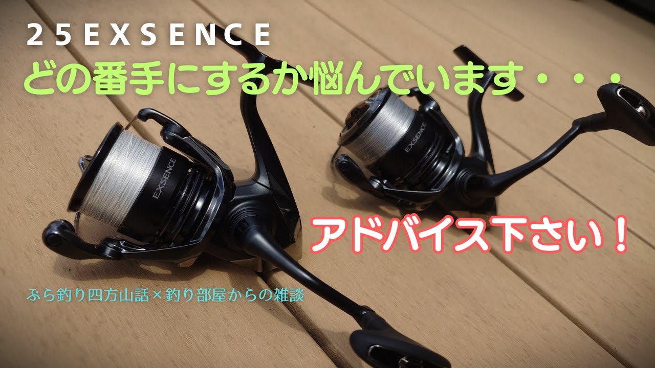 【２５ＥＸＳＥＮＣＥ】どの番手にするか悩んでいます・・・アドバイス下さい！・・・釣り部屋からの雑談・四方山話３１２