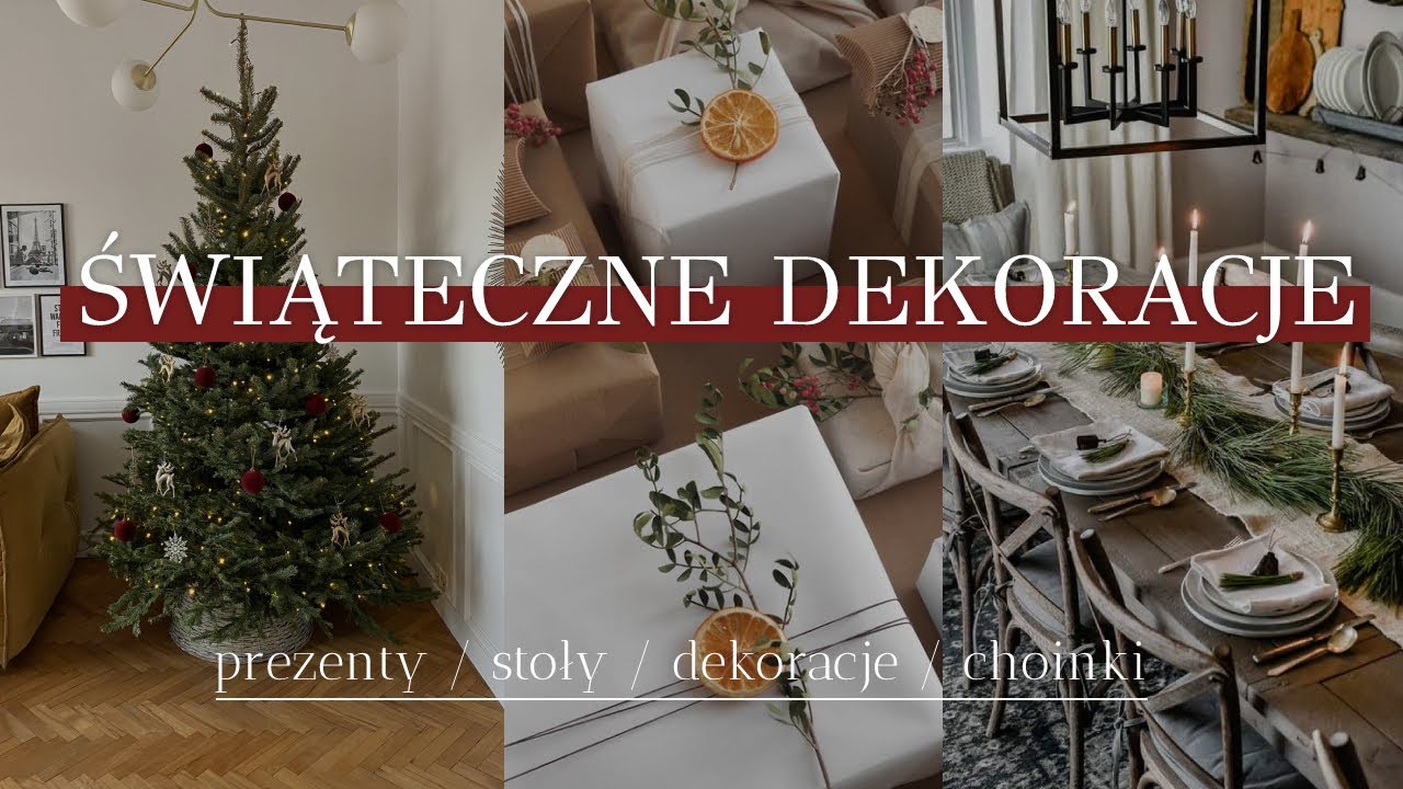 Świąteczne dekoracje domu - zainspiruj się na Święta Bożego Narodzenia