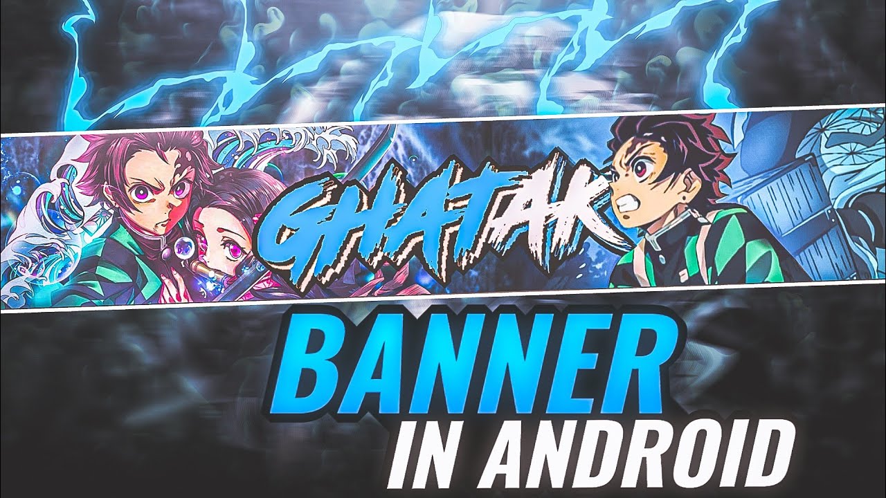 How to make youtube channel banner in Android || youtube banner for your gaming channel