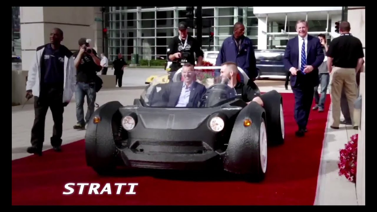 Strati: el auto hecho con una impresora 3D