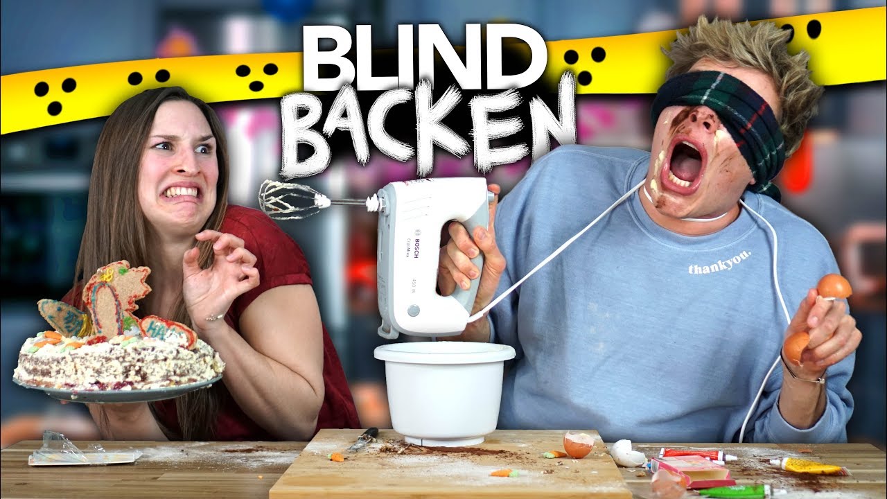 BLIND BACKEN CHALLENGE - FAIL | Joey's Jungle