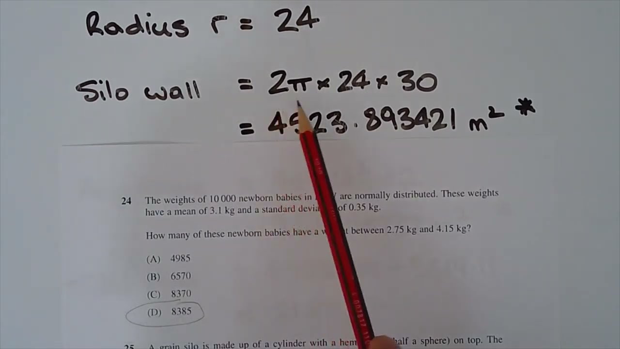 Maths Standard 2 HSC exam revision for topic Applications of Measurement (MS-M1)