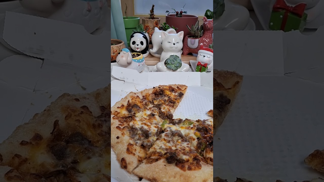 피자헛 불고기 피자 나도 만들어 보고싶다! 맛있다!