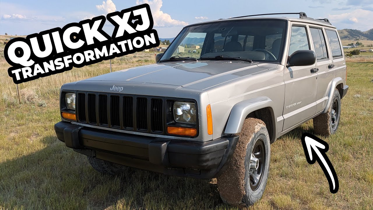 Jeep Cherokee gets a QUICK TRANSFORMATION! XJ Flip
