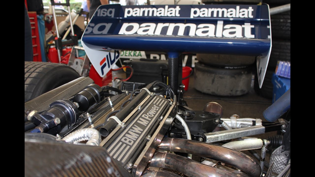 『F1SOUND F1エンジン音』 Brabham BMW BT52 Fire UP!! グッドウッド　Goodwood　HISTORIC RACINGCARS CHANNEL懐かしいレーシングカー