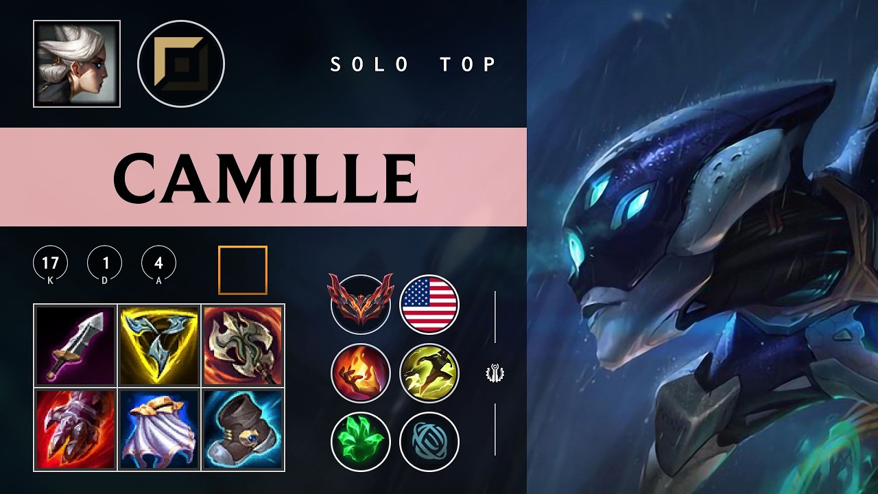 Camille Top vs Gwen - NA Grandmaster Patch 26.02