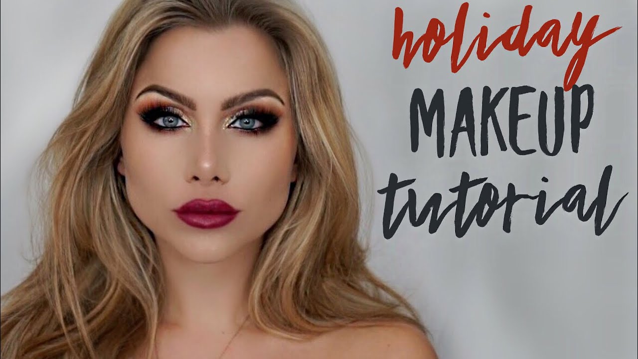 Christmas / New Year’s Eve / Holiday makeup tutorial | VLOGMAS | beeisforbeeauty