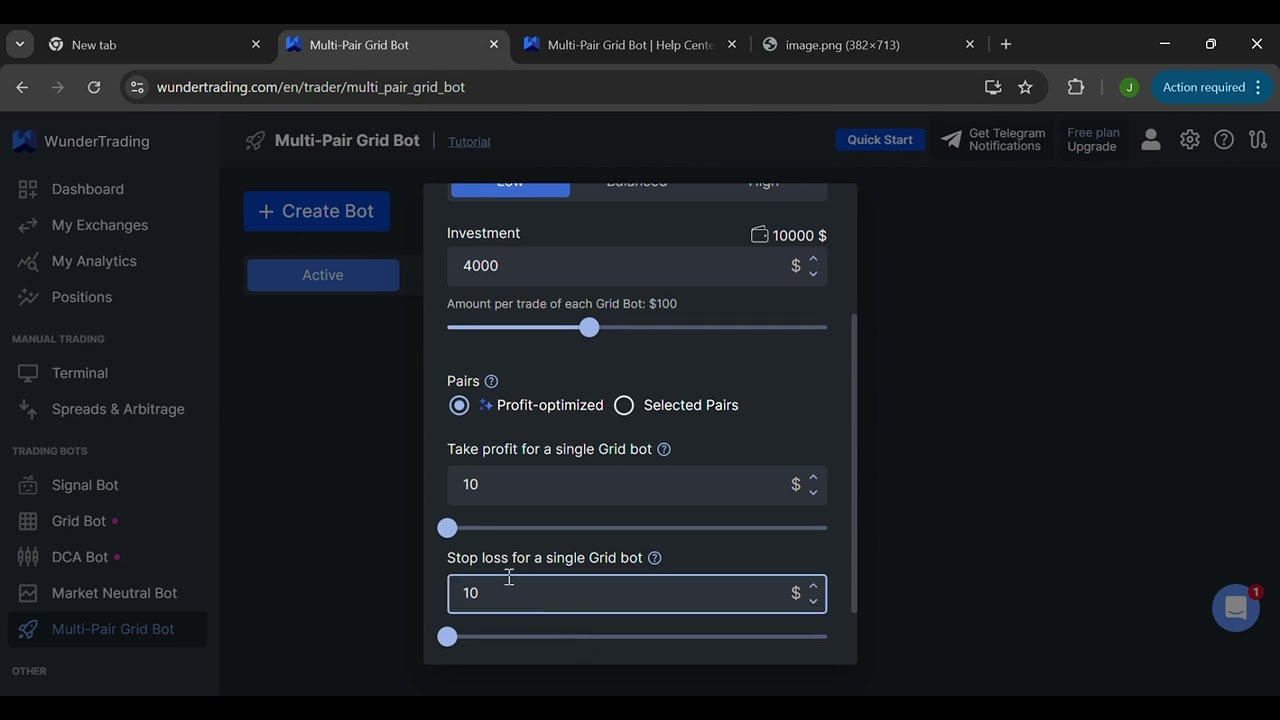 Setting Up the Multi-Pair Grid Bot on WunderTrading (Live Tutorial)