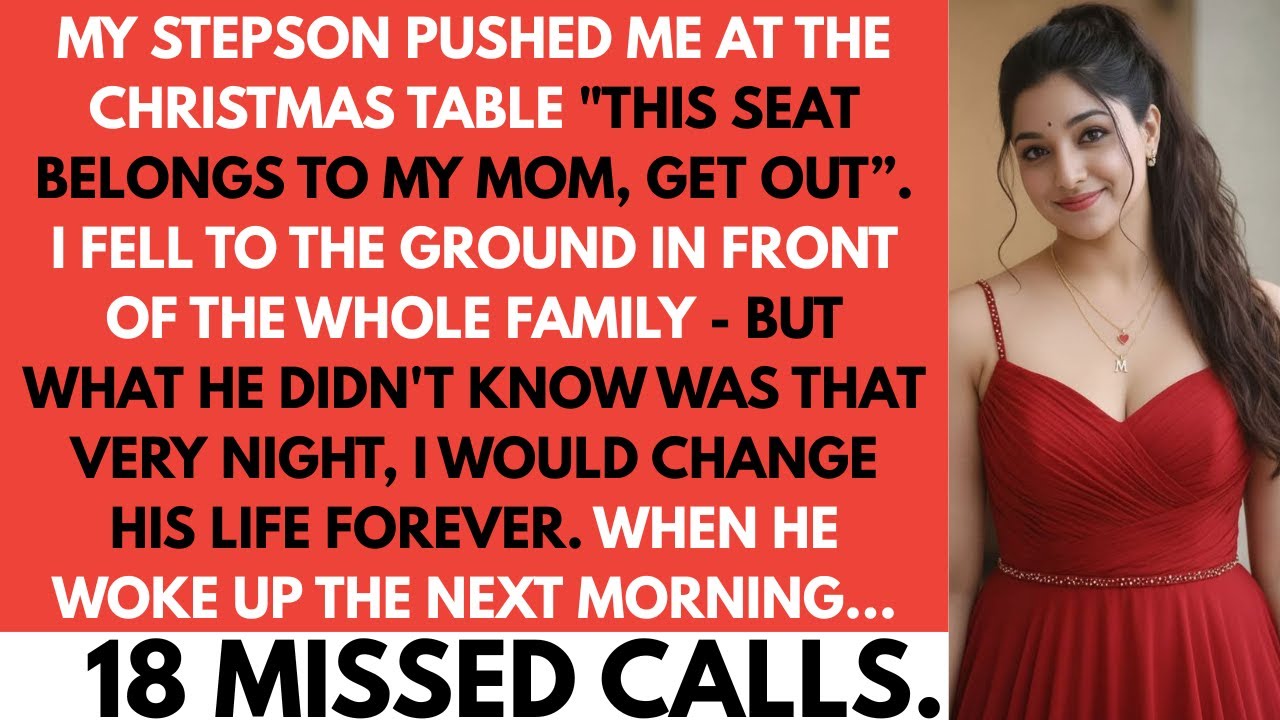 My Stepson Told Me to Get Out at Christmas Dinner — He Didn’t Expect What Happened Next