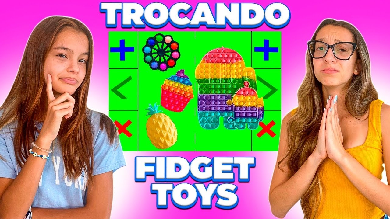 TROCAS DE FIDGET TOYS COM MUNDO DA VIVI : TROCANDO FIDGET TOYS ft: @mundodavivioficial