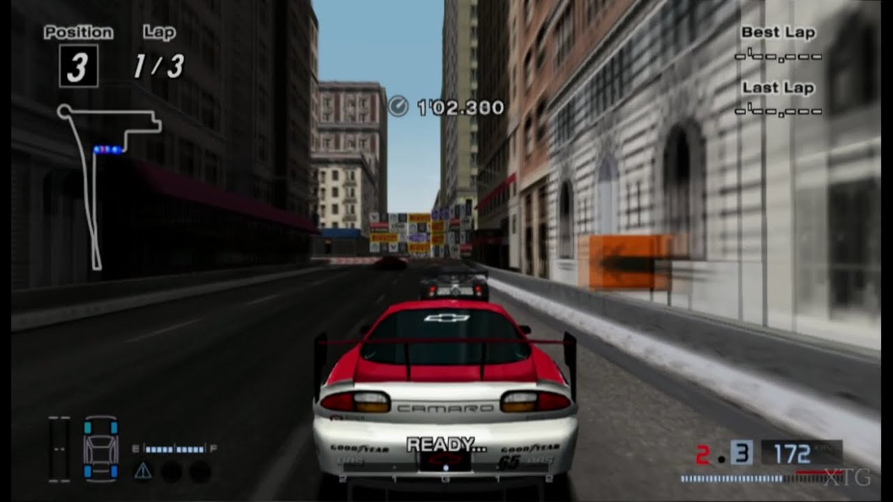 [#187] Gran Turismo 4 - Chevrolet Camaro LM Race Car '01 HD PS2 Gameplay