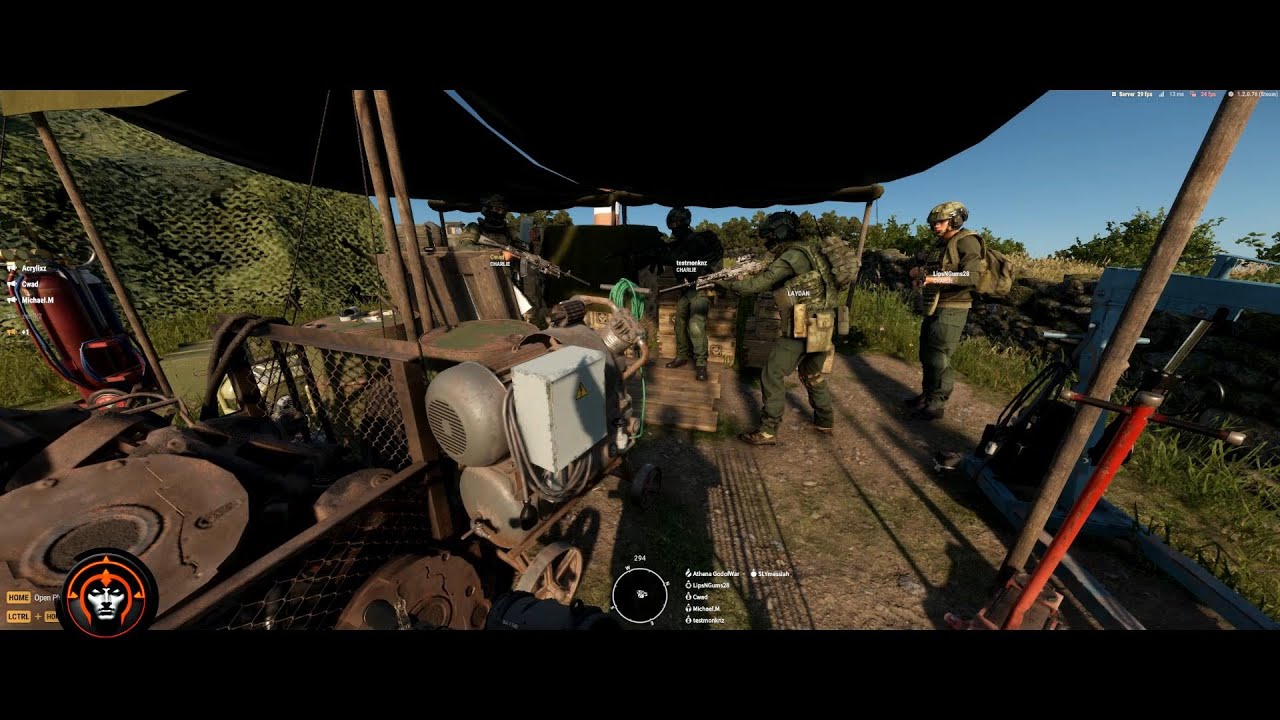 ARMA Reforger - breaking cars and dying fish