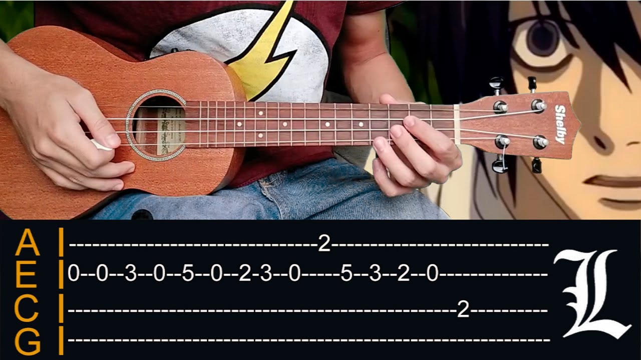 L em death note - ukulele with TABS