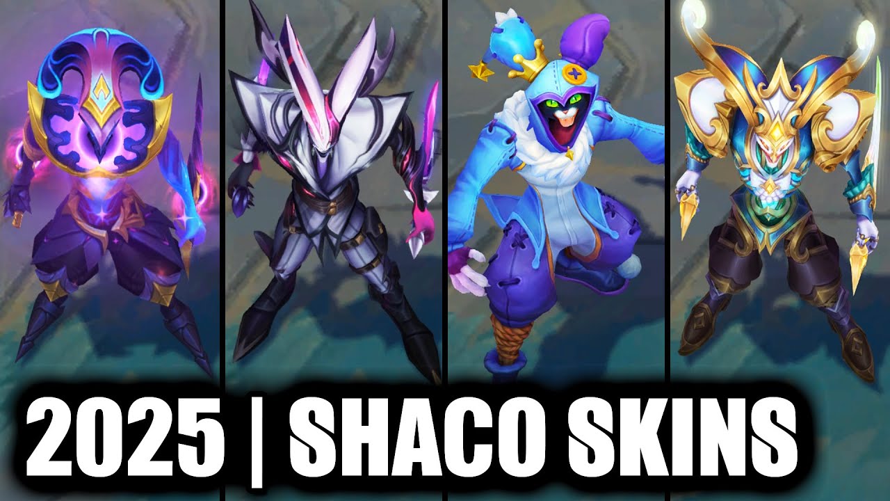 ALL SHACO SKINS SPOTLIGHT 2025 | League of Legends