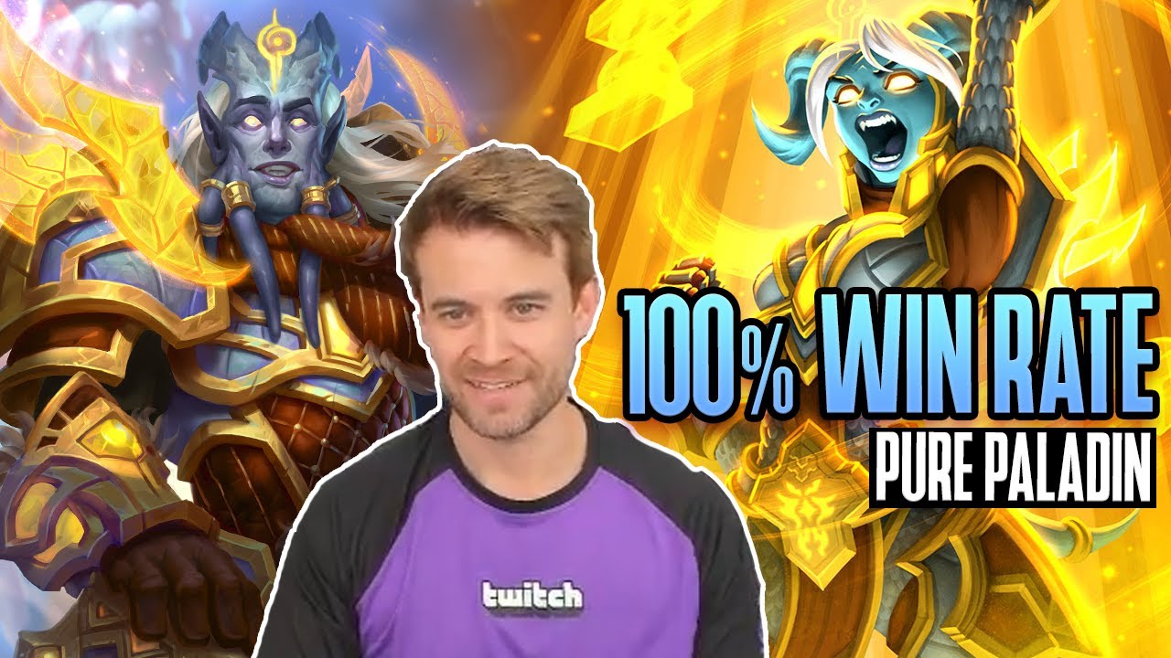 (Hearthstone) 100% Win Rate Pure Paladin