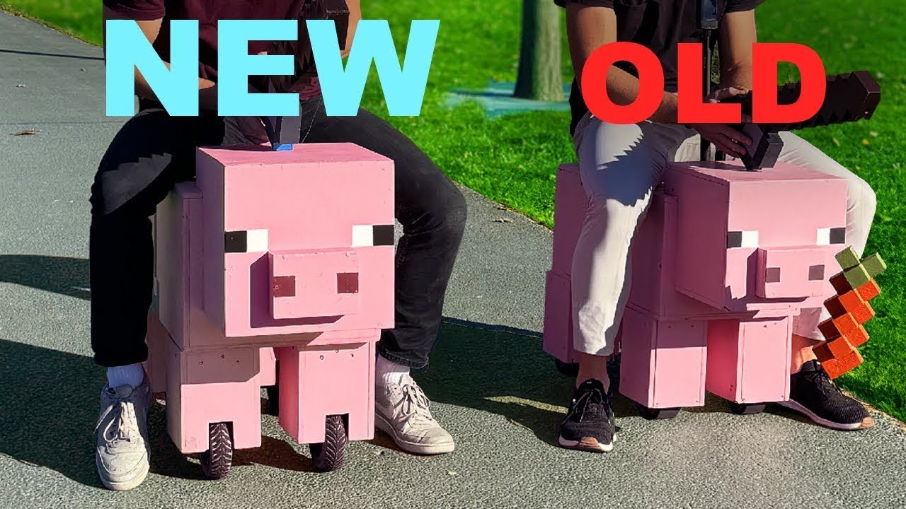My New Rideable Minecraft Pig