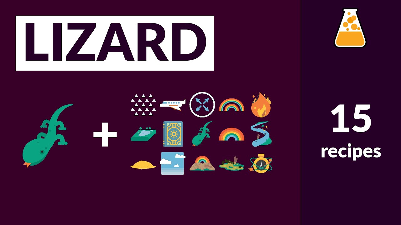 The LIZARD And How To Use It In Little Alchemy 2