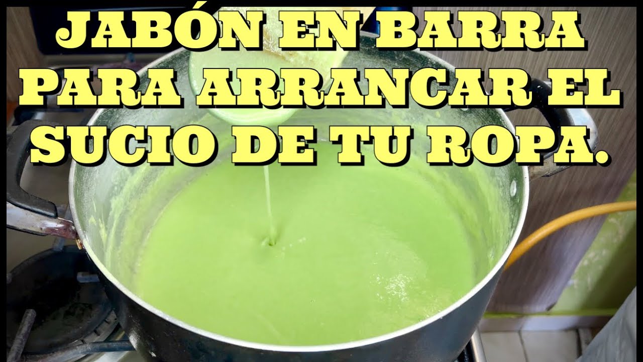 Jabon en barra para arrancar en sucio de tu ropa blanca y de color, super potente.