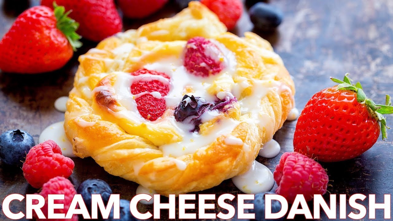 Cream Cheese Danish Recipe with Berries