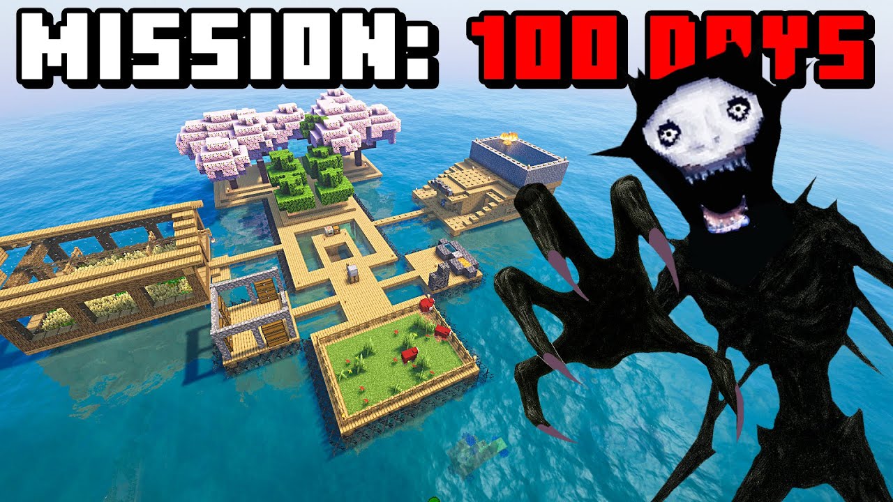 Surviving On a RAFT With Minecraft's Most Disturbing Mods For 100 Days #7