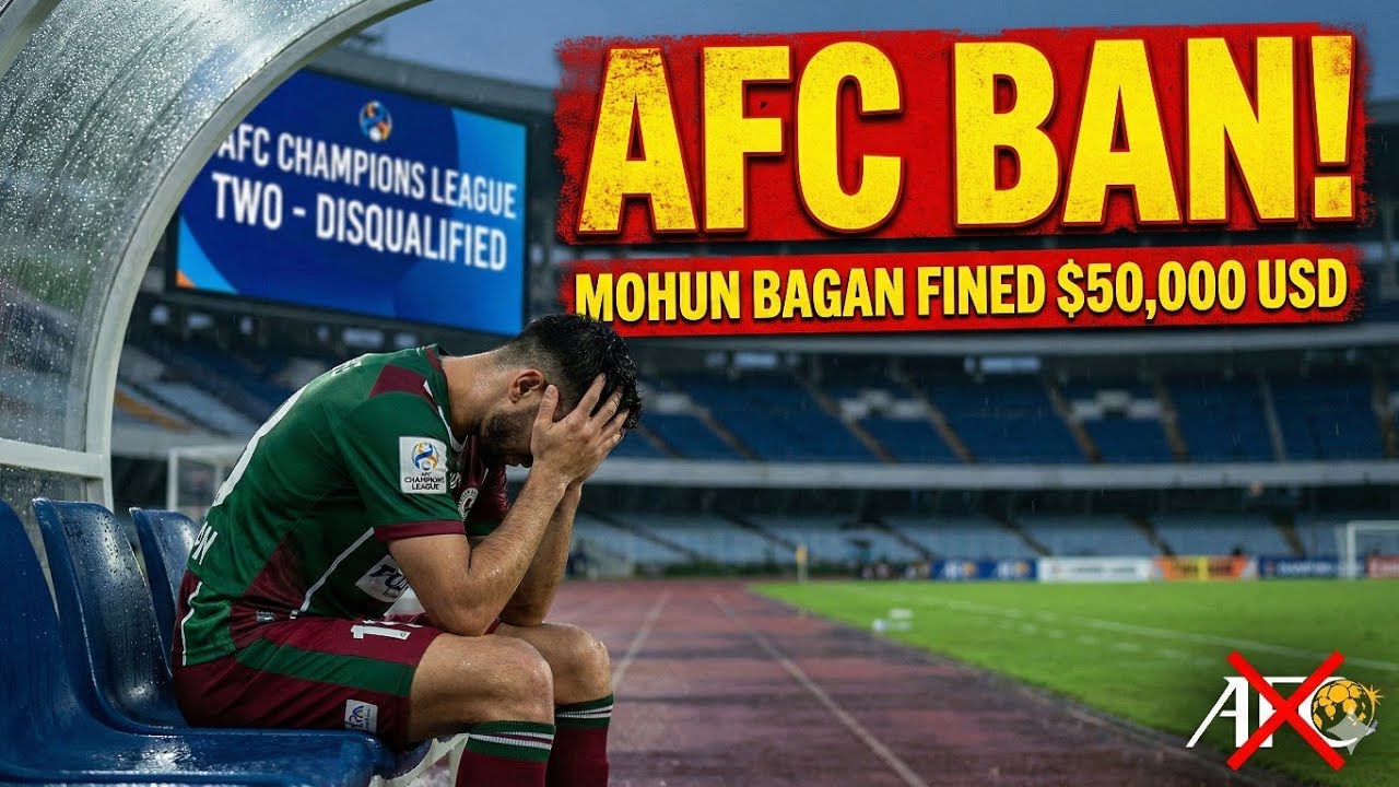 MOHUN BAGAN BANNED! ❌ AFC&rsquo;S BIG FINE BLOW! 🚨