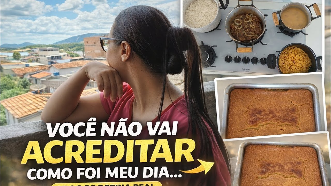 VOCÊ NÃO VAI ACREDITAR COMO FOI MEU DIA | Rotina Simples e Real