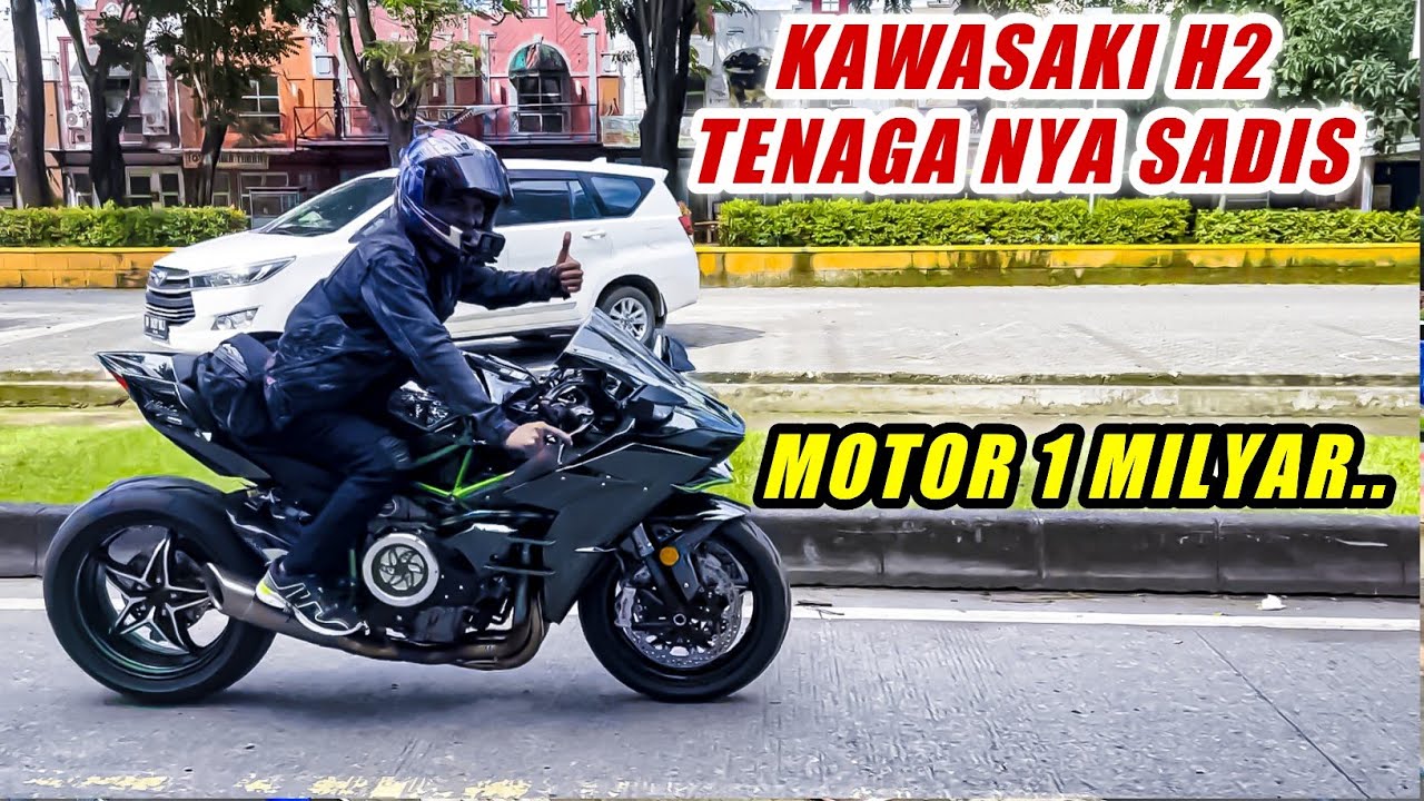NYOBAIN KAWASAKI H2‼️TENAGA DAN SUARANYA BIKIN NGERI🔥KENCENG BANGET