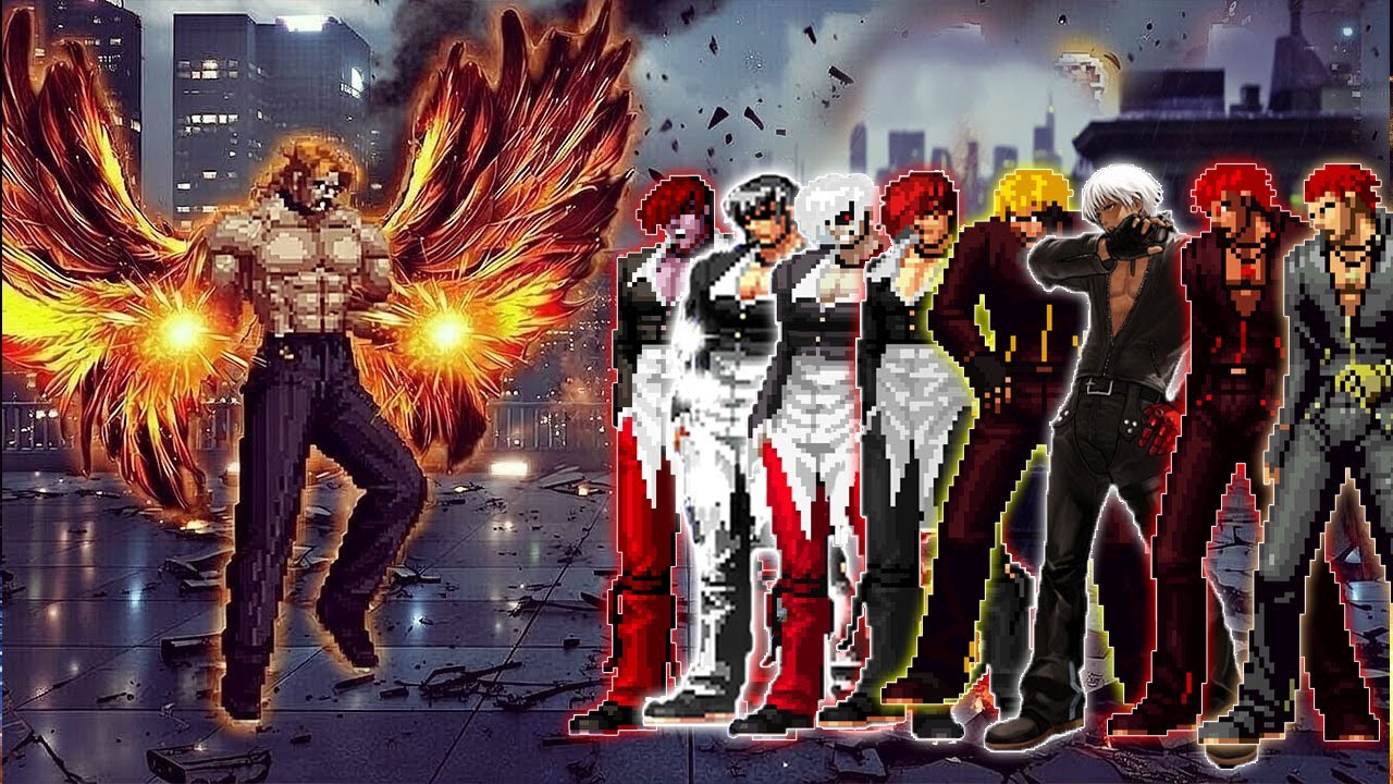 [Mugen KOF]  Sasin VS Omen Sinner,  Iori Yagami Team