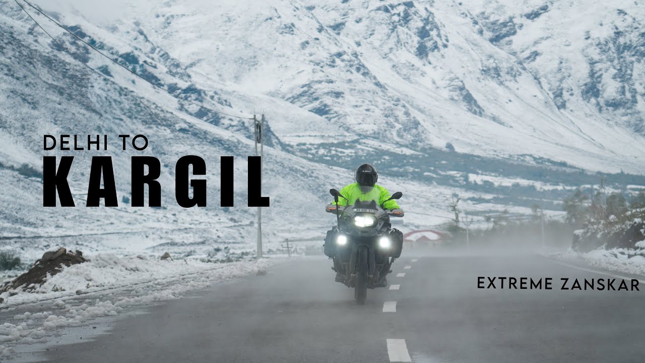 DELHI TO KARGIL LADAKH RIDE IN EXTREMELY BAD WEATHER | ZANSKAR 2025 BEGINS | EP-01 DELHI- LADAKH