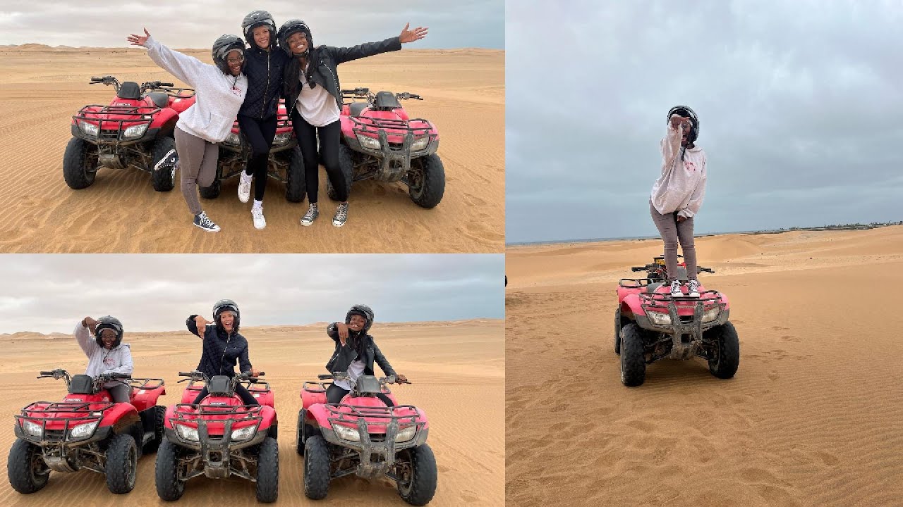 Life With My Little Sisters: Quadbiking in the  Namib Desert 🏍️🏜️