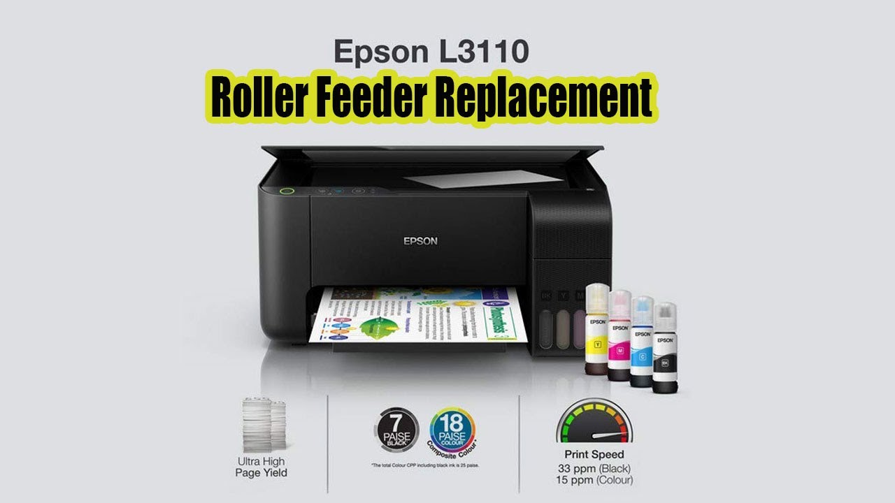 Replacing Pickup Roller For Epson L3110 | Printer Repair