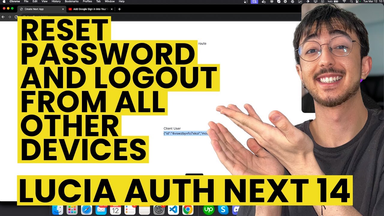 Reset Password with Logging Out From Other Devices Lucia Auth Next 14 Full Tutorial