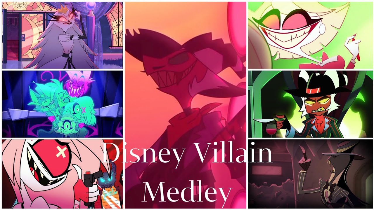 Hazbin hotel/Helluva boss AMV - Disney Villain Medley