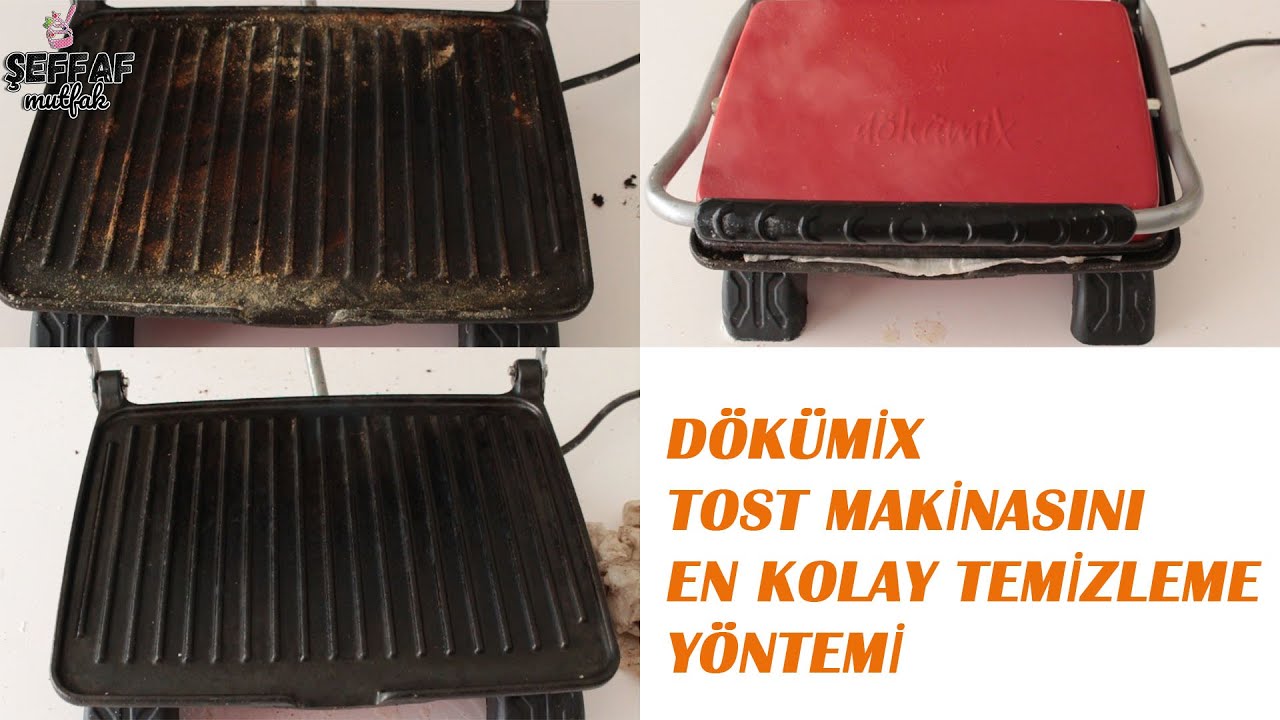 DÖKÜMİX TOST MAKİNAMI NASIL TEMİZLİYORUM SADECE HAVLU PEÇETE