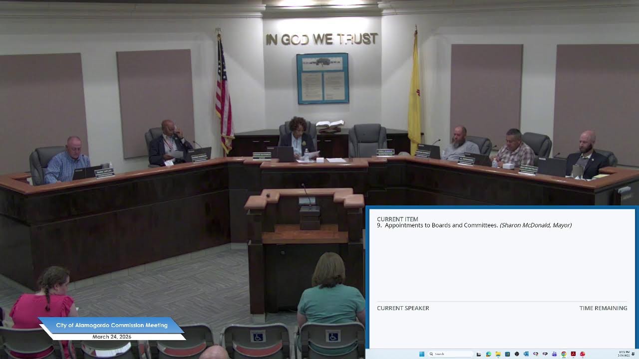 City Commission Regular Meeting 3-24-2026