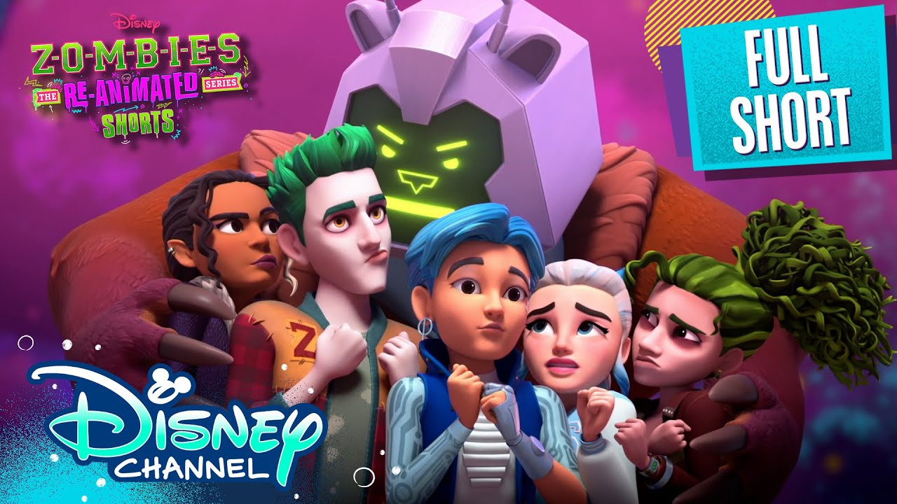 ZOMBIES: The Re-Animated Series Shorts | Episode 8 | Robot Space Bear | @disneychannelanimation