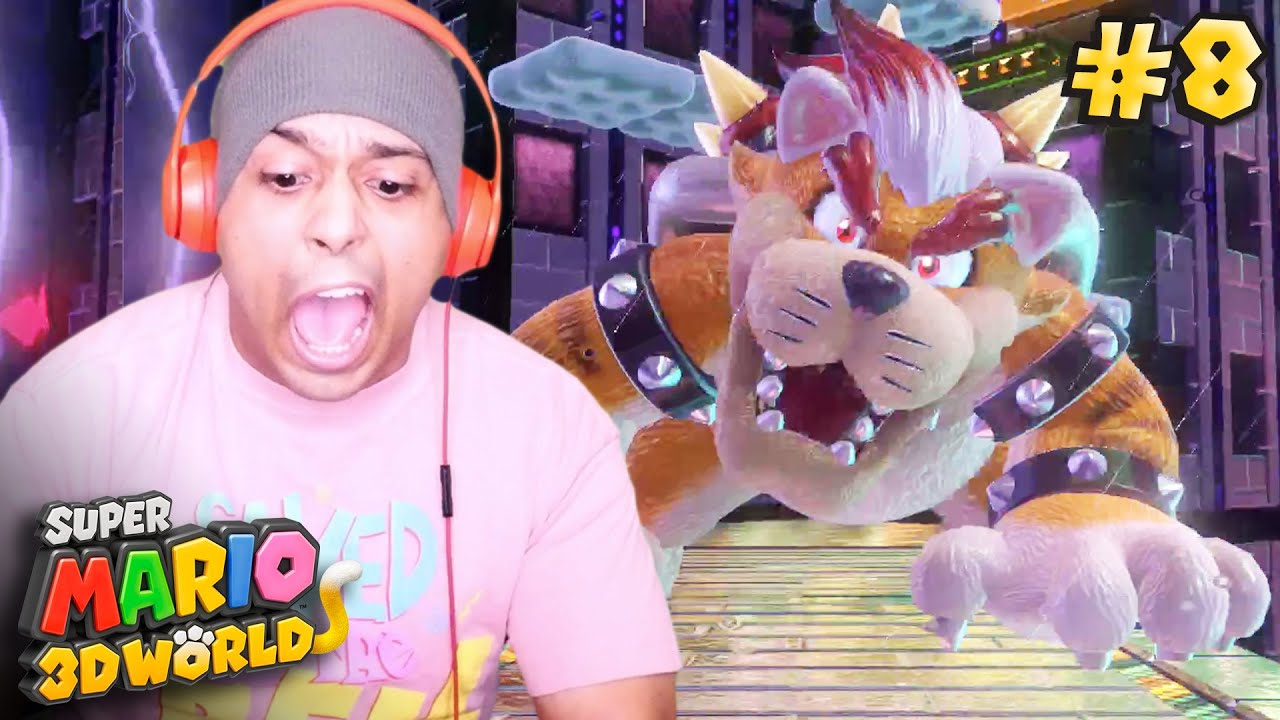 FINAL BOSS TIME!! KITTY KITTY MEOW MEOW BOWSER! [SUPER MARIO 3D WORLD] [#08]