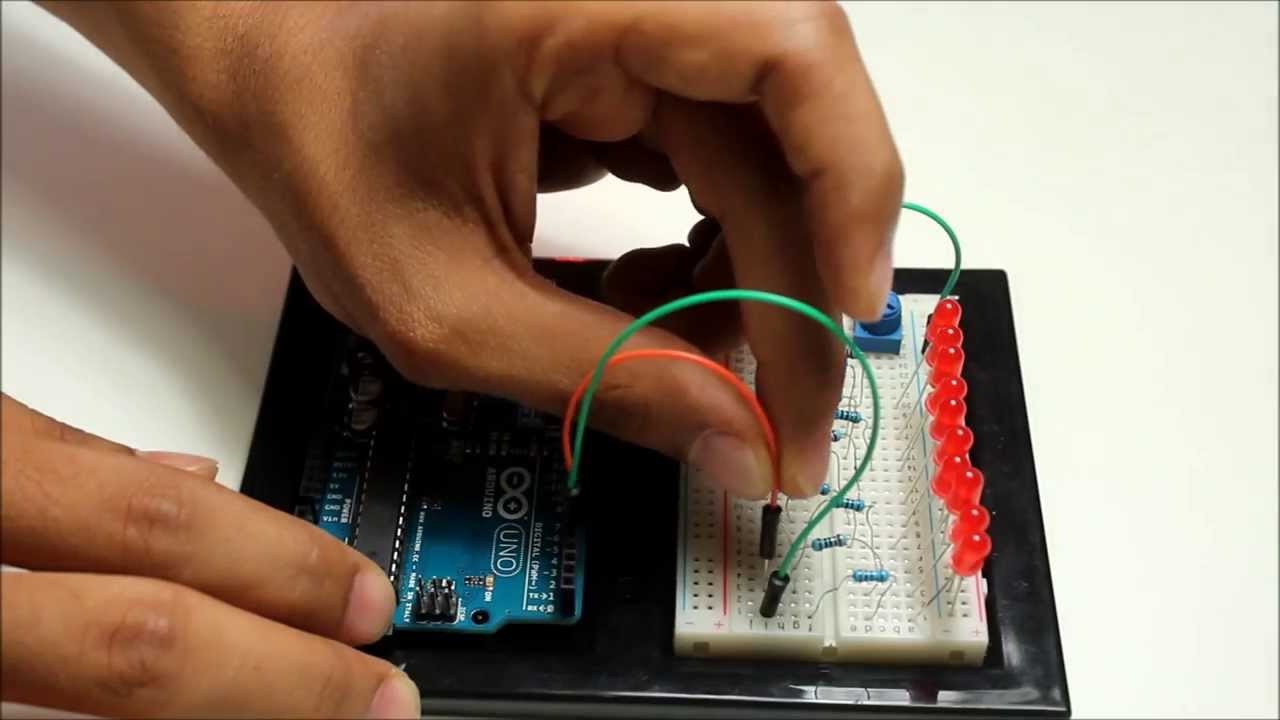 Arduino Project 6: Interactive LED Chase Effect