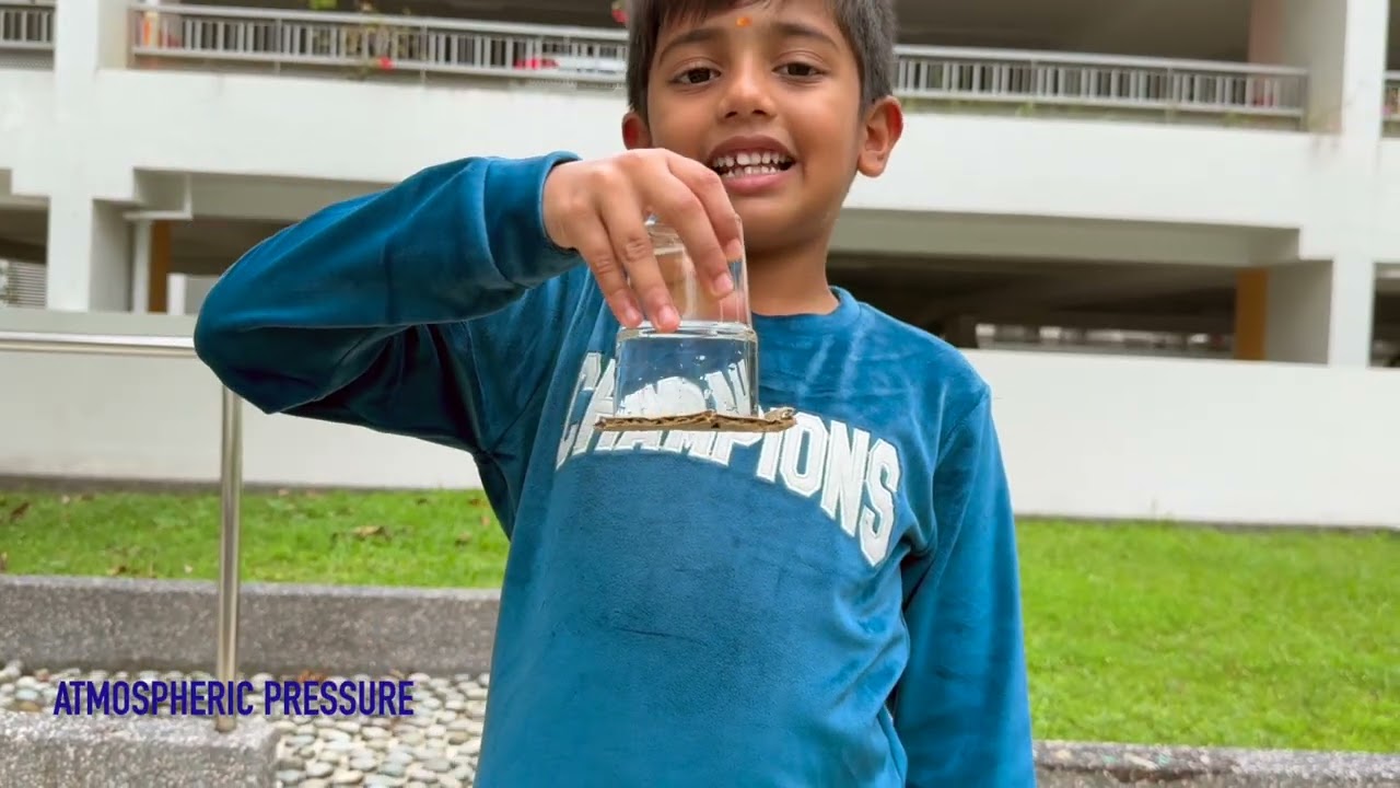 Atmospheric Pressure | Science Experiment | Mithun Baskaran