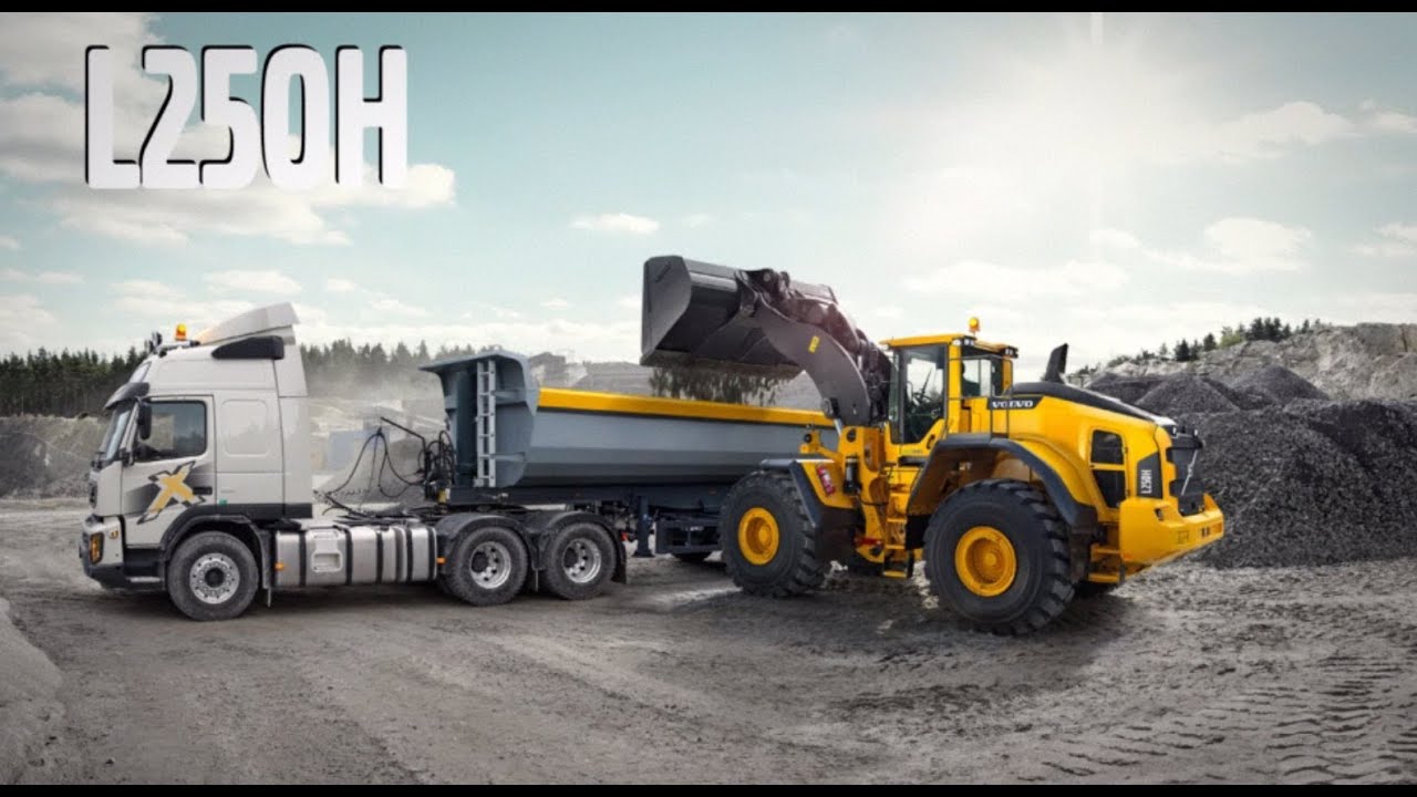 Hjullastare Volvo L250H - lanseringsfilm