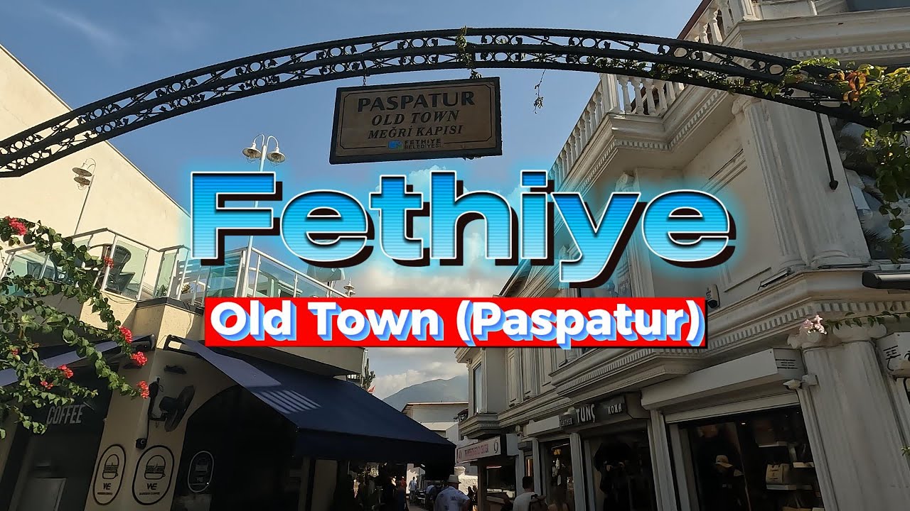 A stroll through Old Town (Paspatur) Fethiye Turkey
