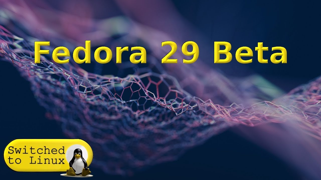 Fedora 29 Beta with Gnome 3.30