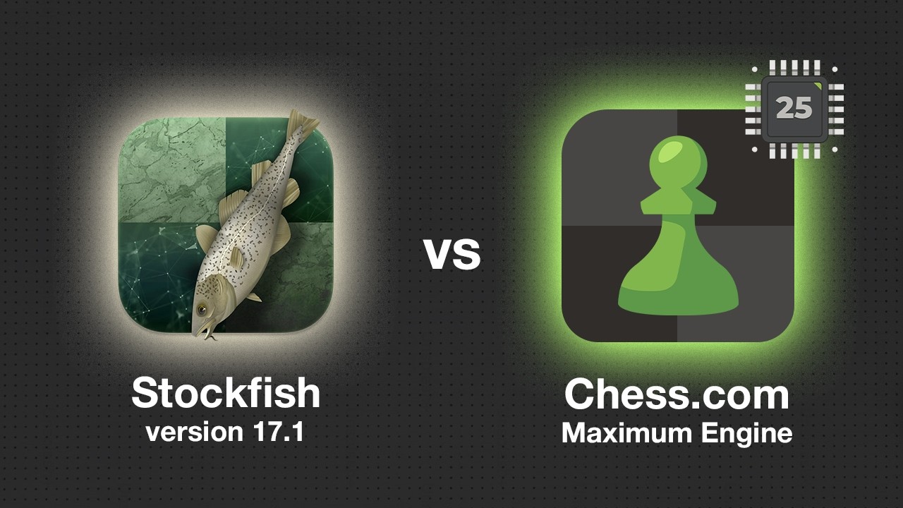 Stockfish 17.1 VS Chess.com No.1 Engine
