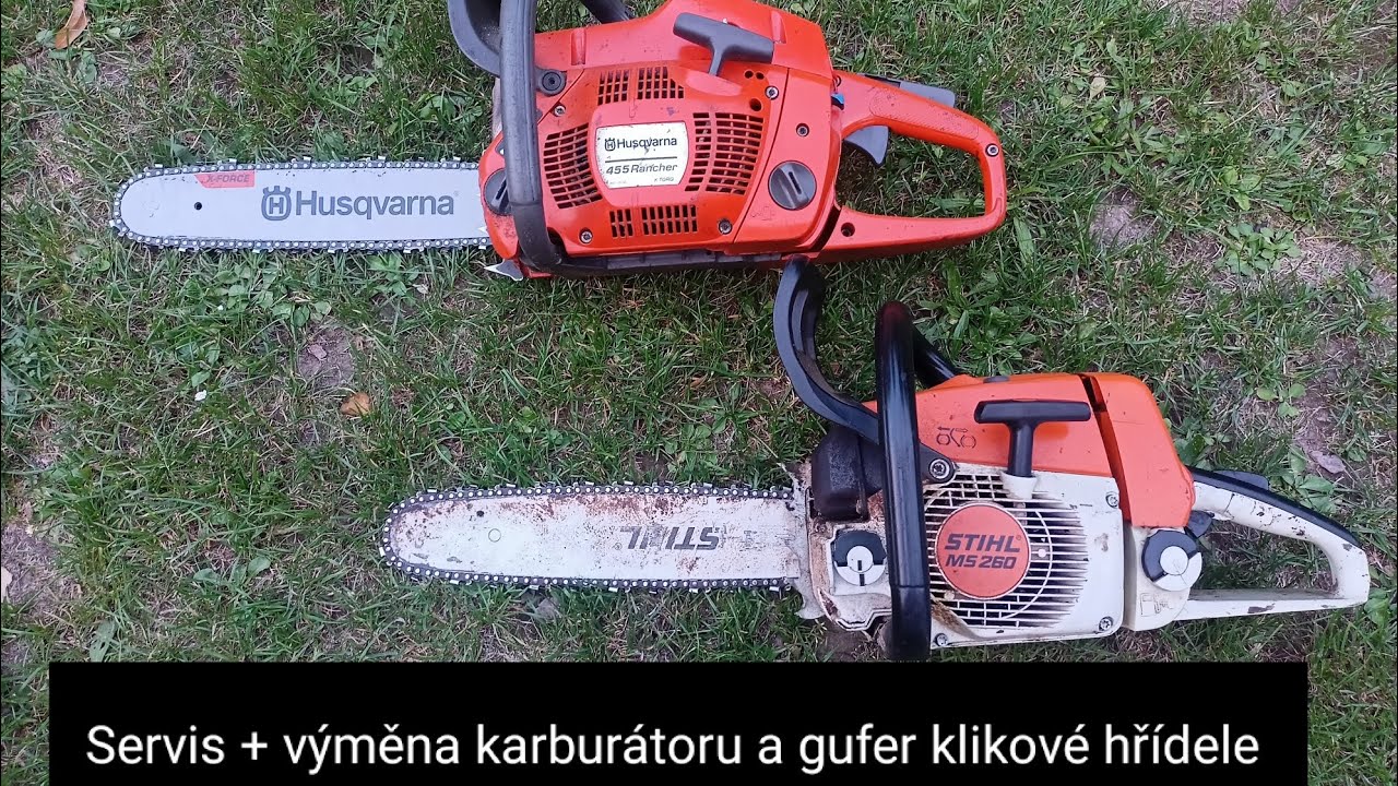 Hq455 (farma) lehký servis, Ms 260 výměna karburátoru a gufer klikové hřídele, @jpforest8882